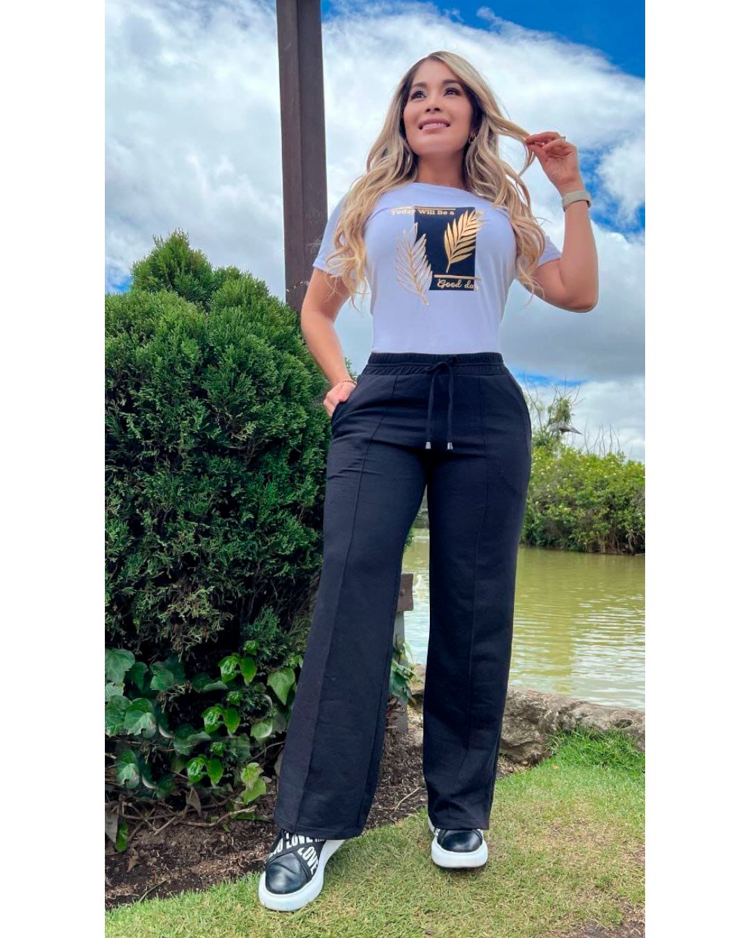 Conjunto Deportivo Camiseta y Sudadera Oversize