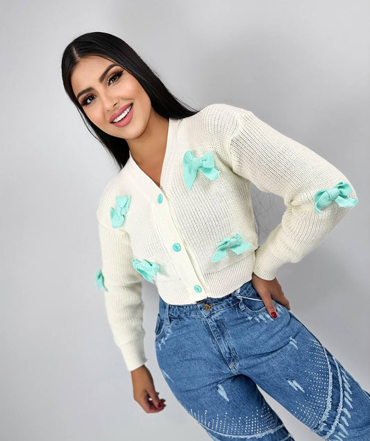 Cardigan Tejido con Botones