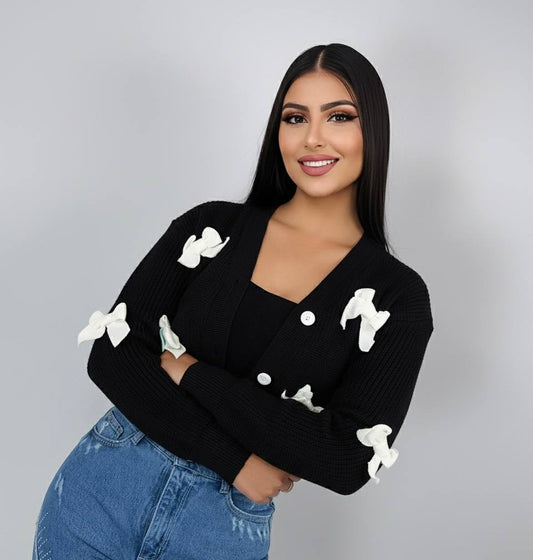 Cardigan Tejido con Botones