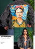 Chaqueta Jean Estampada