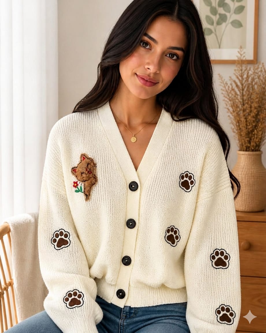 Cardigan Tejido