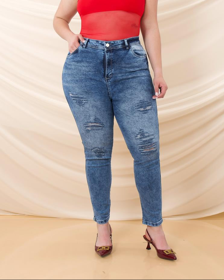 Jeans Skinny para Mujer Tallas Grandes