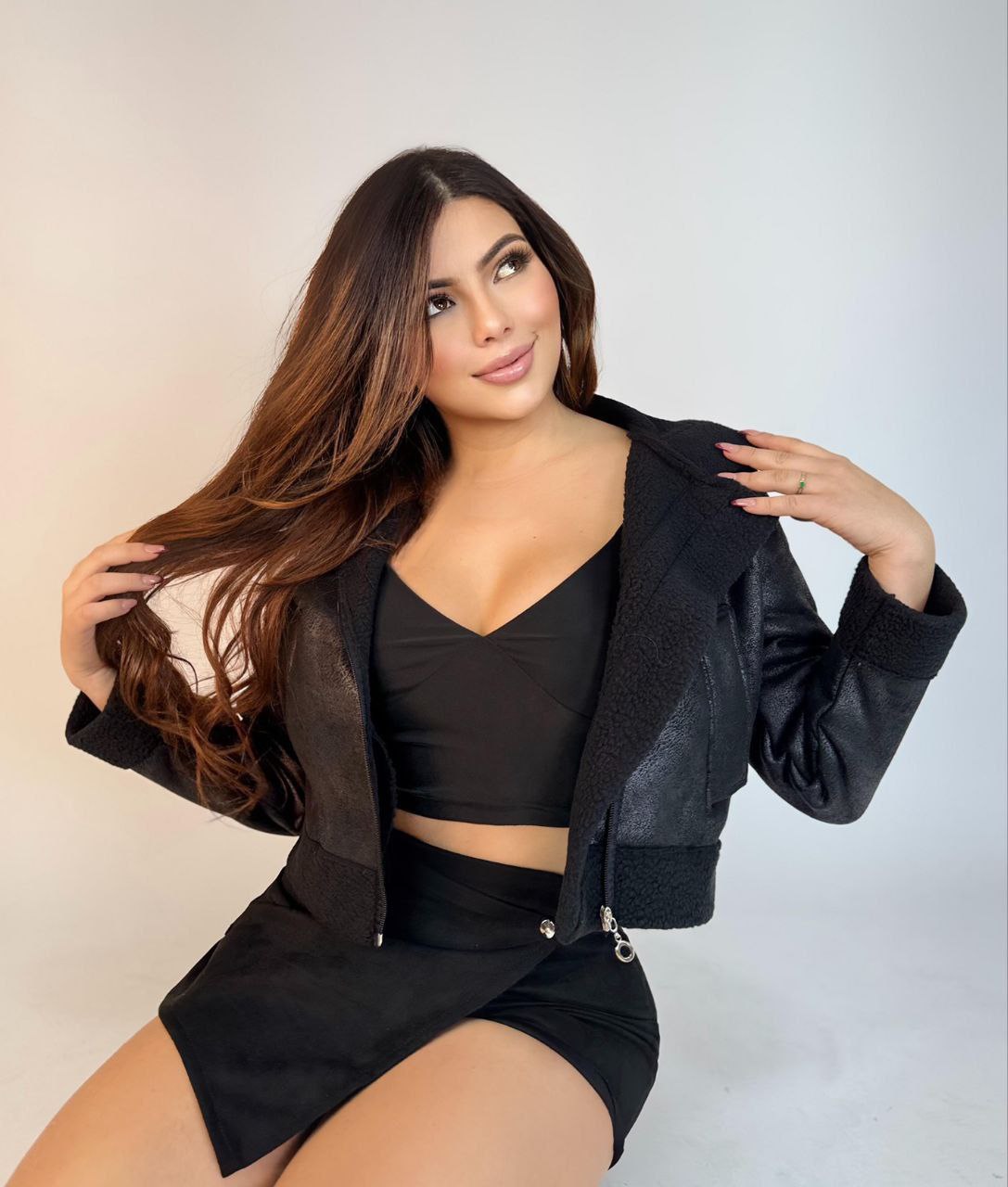 Chaqueta Tipo Aviador Peluche