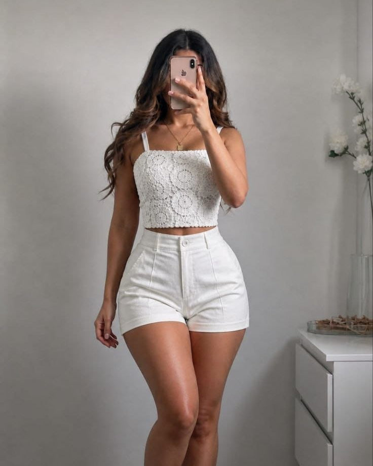 Conjunto Dos Piezas Crochet Texturizado