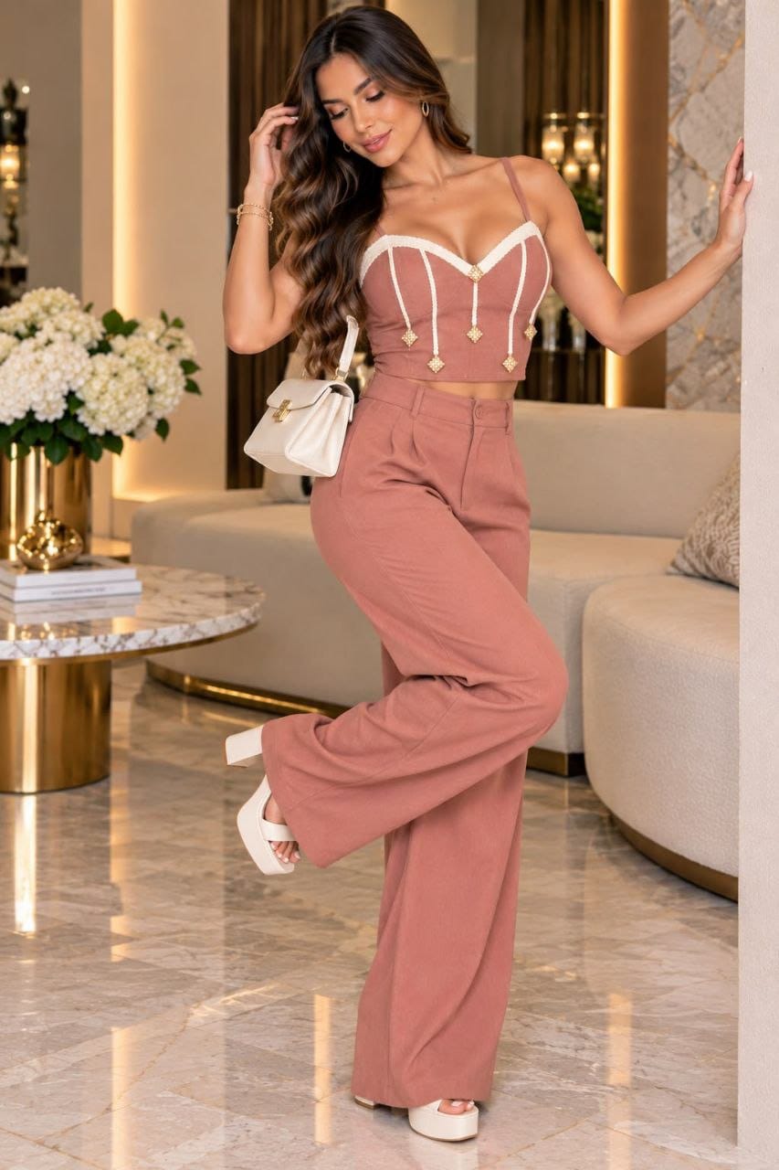 Enterizo Elegance de Pierna Ancha