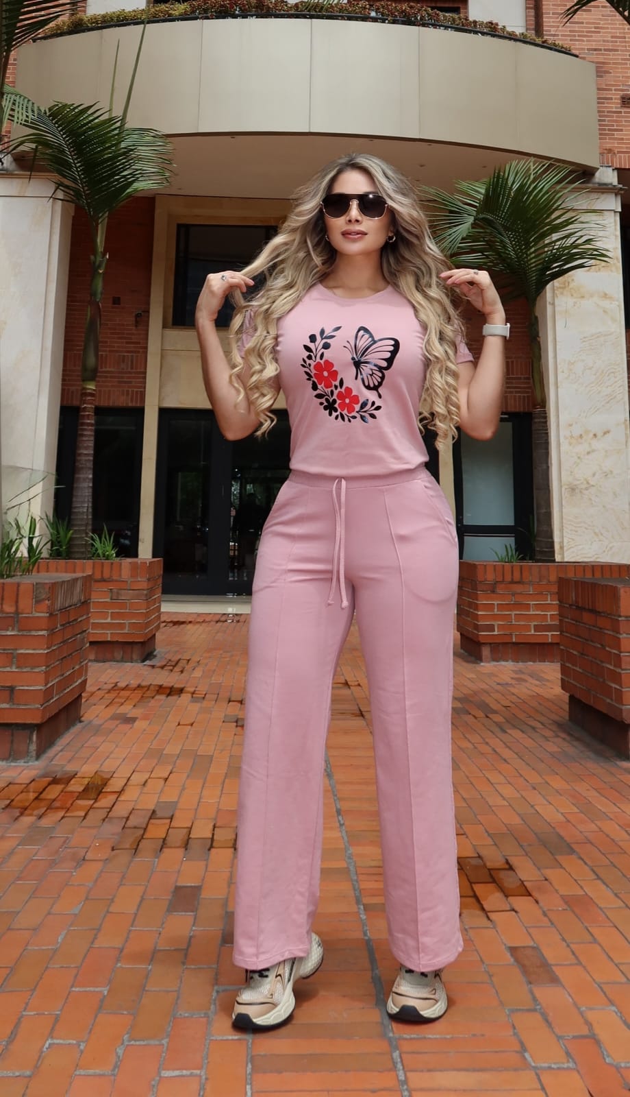 Conjunto Deportivo Camiseta y Sudadera Oversize