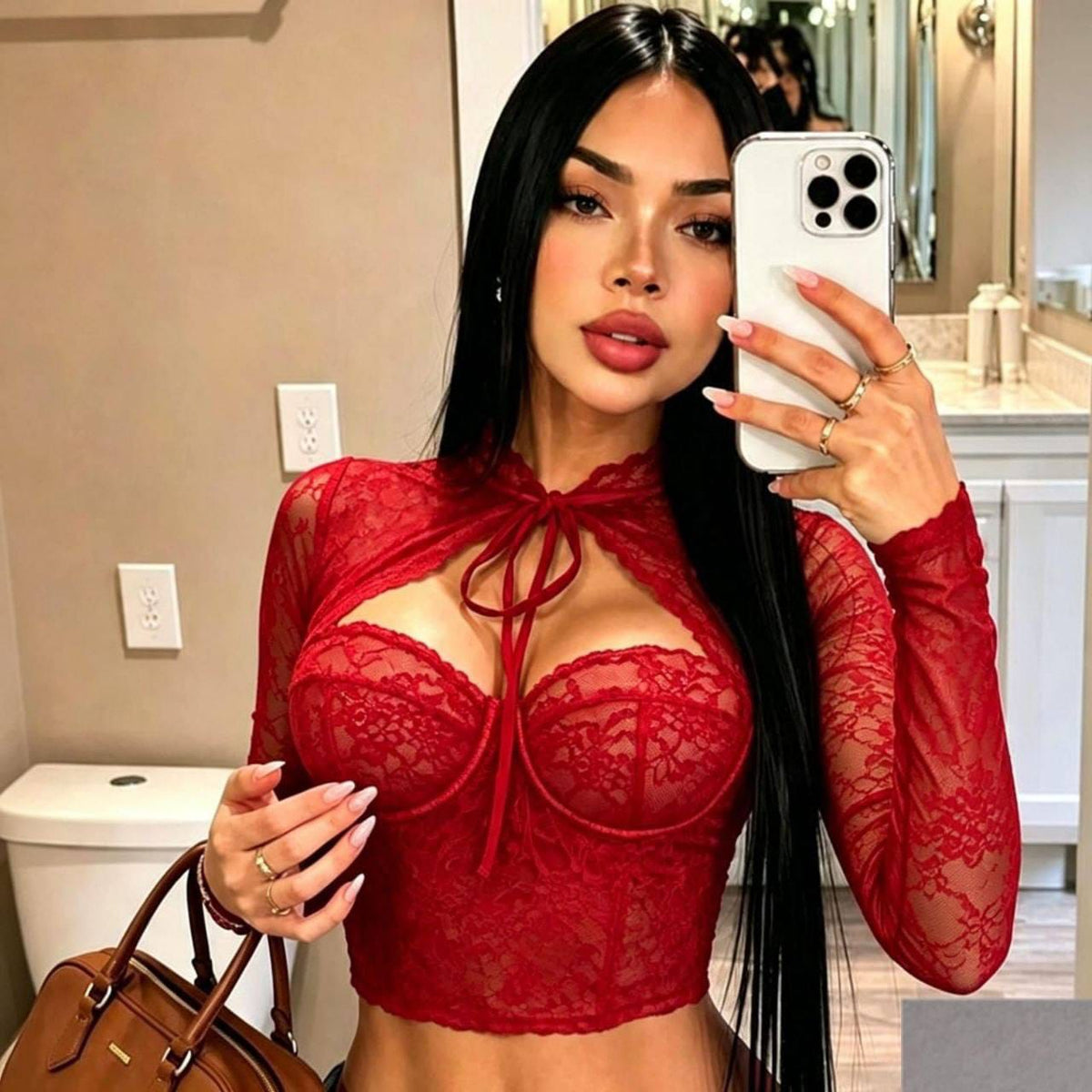Top Corset "Gala" en Mesh
